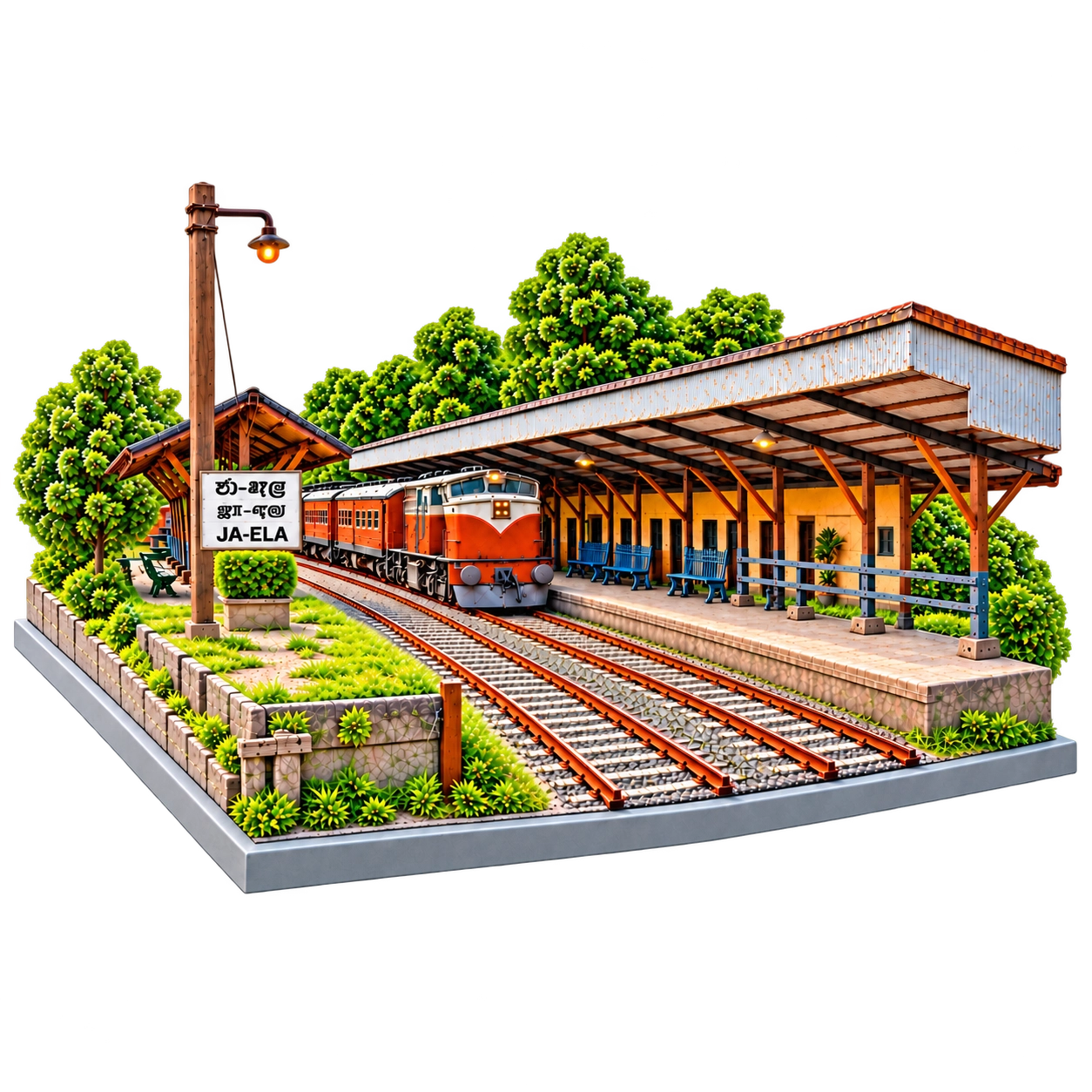Ja-Ela Railway Station near Green Park Residencies