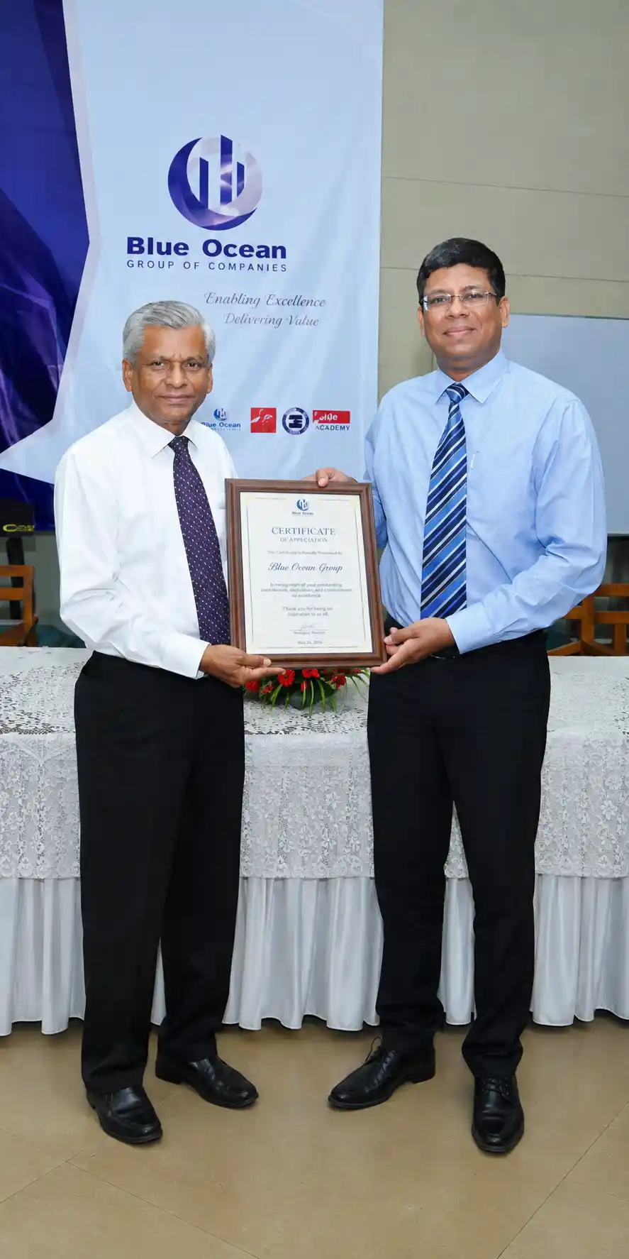 Certification image representing ISO and occupational health and safety standards