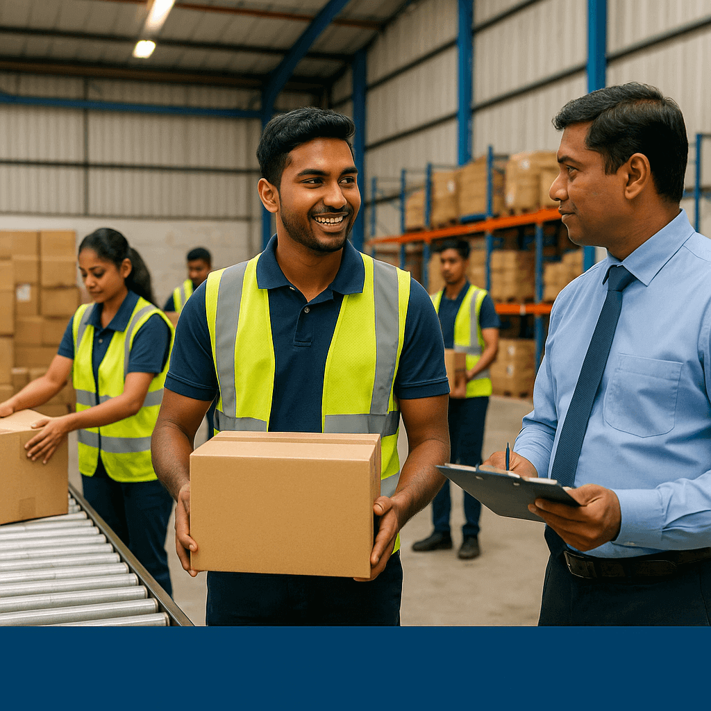 Blue Ocean logistics sector visual