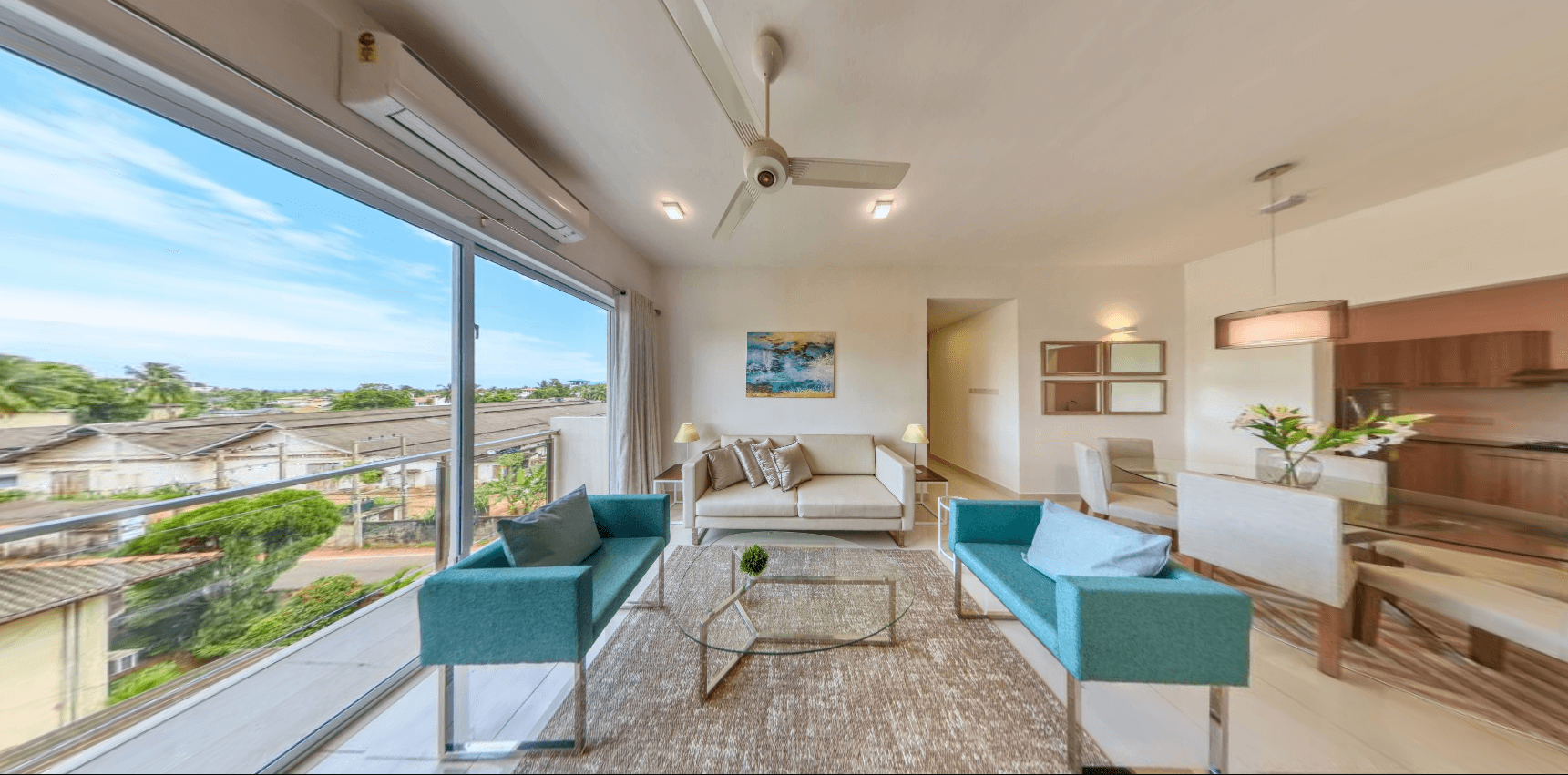 Urban Heights living and dining interior