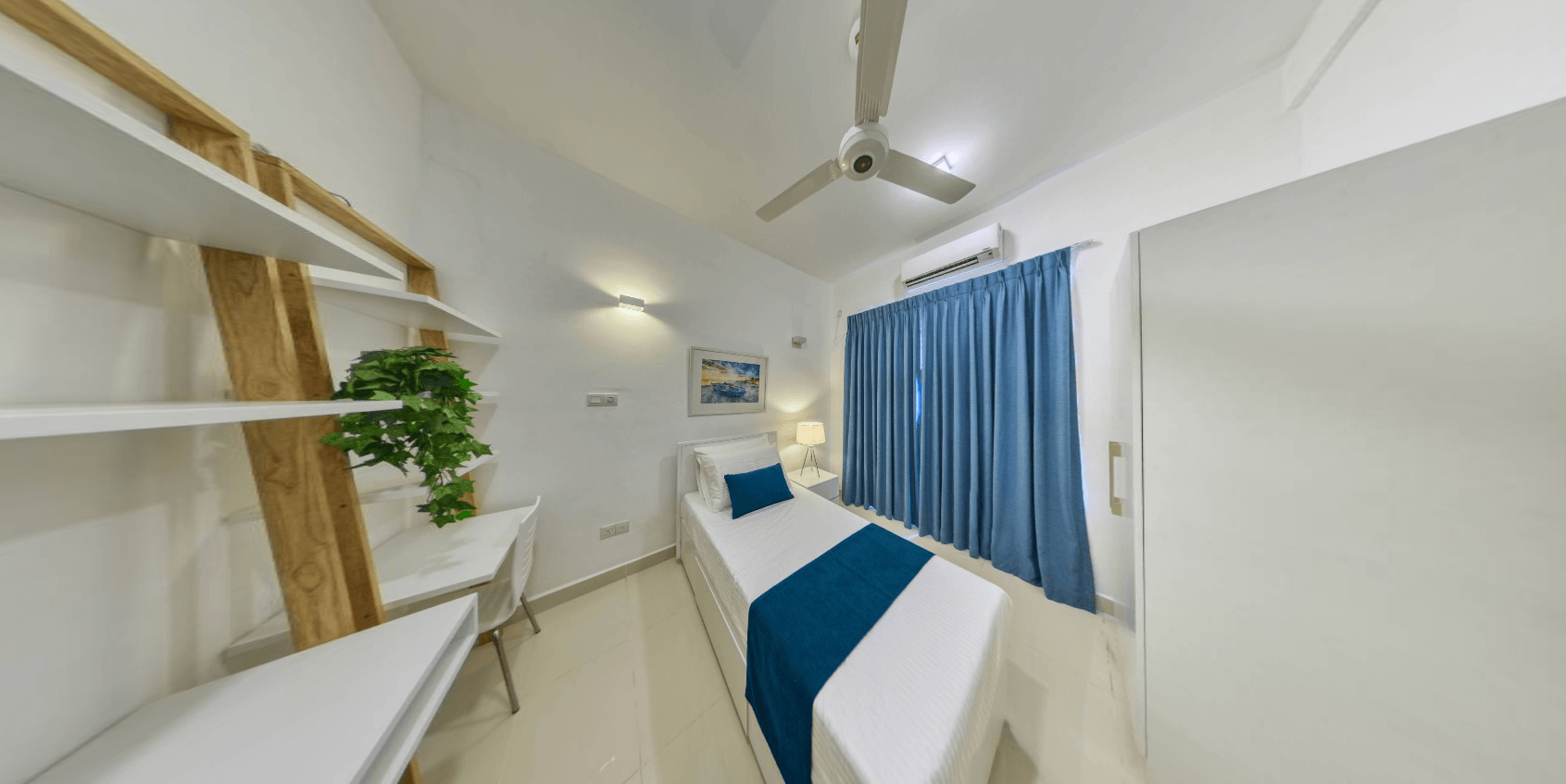 Urban Heights bedroom with study desk